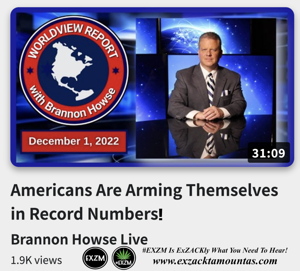 Americans Are Arming Themselves in Record Numbers Alex Jones Infowars The Great Reset EXZM exZACKtaMOUNTas Zack Mount December 2nd 2022