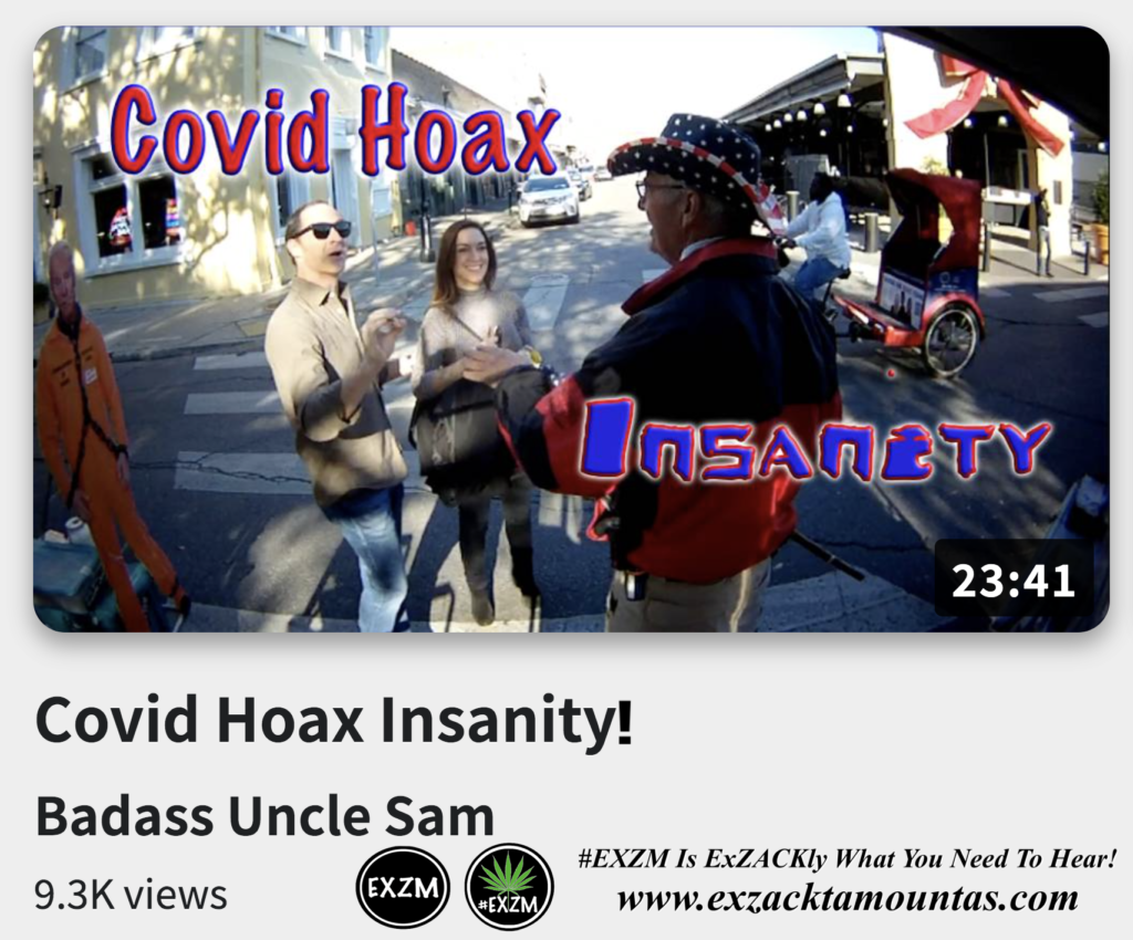 Covid Hoax Insanity Badaass Uncle Sam Alex Jones Infowars The Great Reset EXZM exZACKtaMOUNTas Zack Mount December 17th 2022
