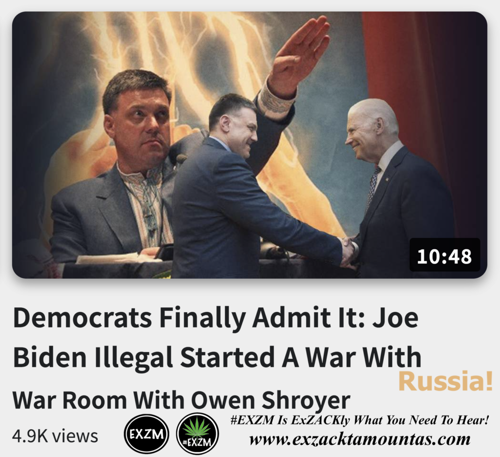 Democrats Finally Admit It Joe Biden Illegal Started A War With Russia Alex Jones Infowars The Great Reset EXZM exZACKtaMOUNTas Zack Mount December 7th 2022