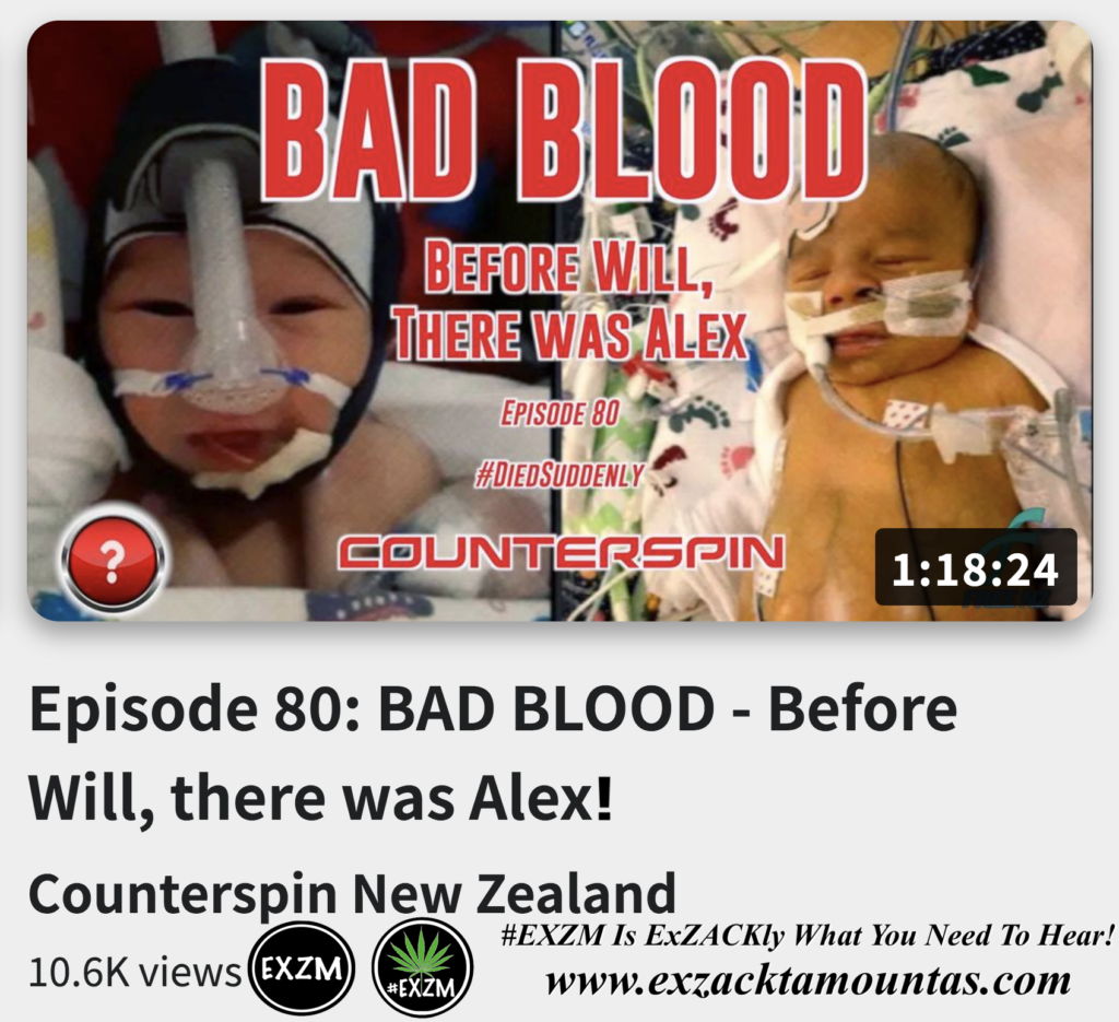 Episode 80 BAD BLOOD Before Will there was Alex Alex Jones Infowars The Great Reset EXZM exZACKtaMOUNTas Zack Mount December 2nd 2022