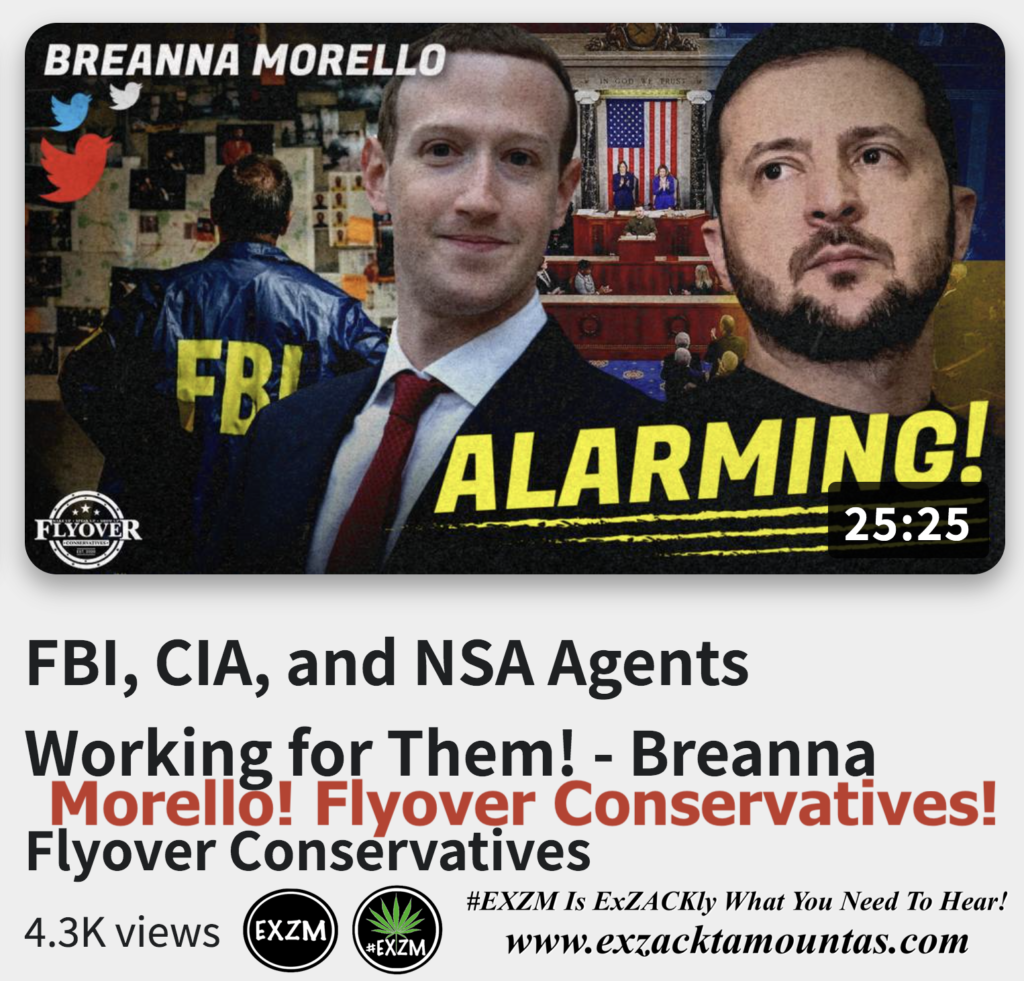 FBI CIA and NSA Agents Working for Them Breanna Morello Flyover Conservatives Alex Jones Infowars The Great Reset EXZM exZACKtaMOUNTas Zack Mount December 24th 2022