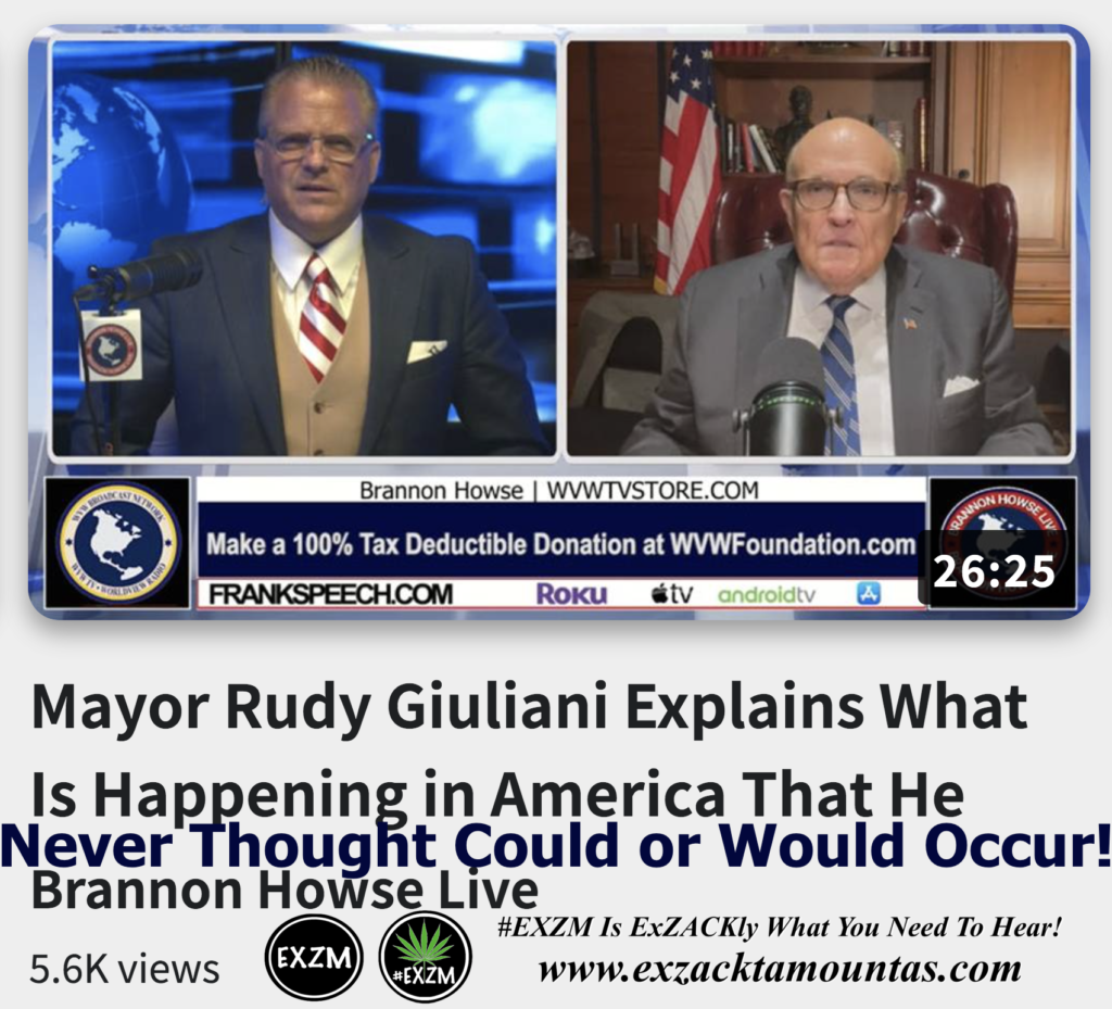 Mayor Rudy Giuliani Explains What Is Happening in America That He Never Thought Could or Would Occur Alex Jones Infowars The Great Reset EXZM exZACKtaMOUNTas Zack Mount December 15th 2022
