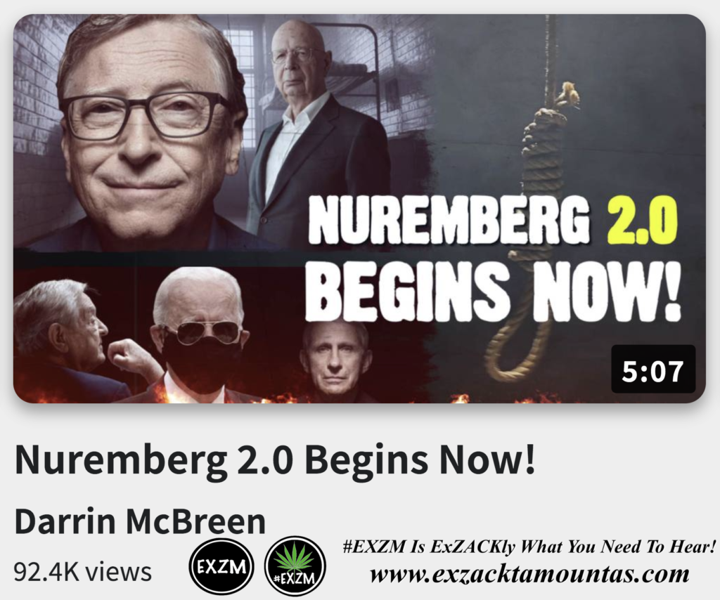 Nuremberg 2 0 Begins Now Alex Jones Infowars The Great Reset EXZM exZACKtaMOUNTas Zack Mount December 19th 2022
