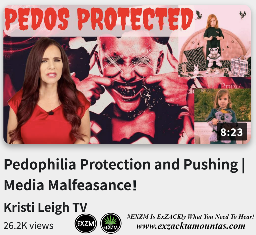 Pedophilia Protection and Pushing Media Malfeasance Alex Jones Infowars The Great Reset EXZM exZACKtaMOUNTas Zack Mount December 3rd 2022