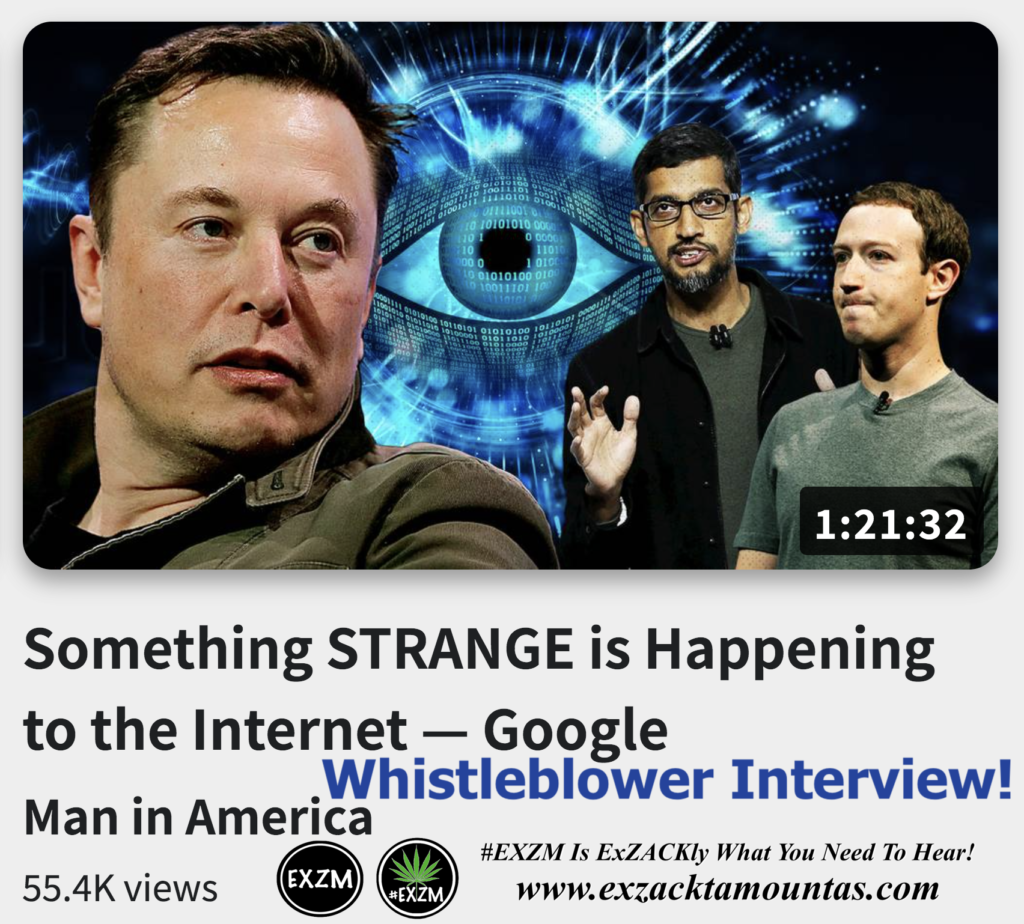 Something STRANGE is Happening to the Internet Google Whistleblower Interview Alex Jones Infowars The Great Reset EXZM exZACKtaMOUNTas Zack Mount December 17th 2022