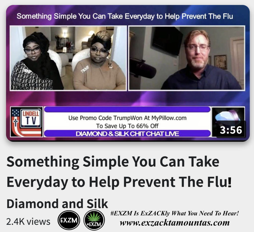 Something Simple You Can Take Everyday to Help Prevent The Flu Dr Ardis joins Diamond and Silk Alex Jones Infowars The Great Reset EXZM exZACKtaMOUNTas Zack Mount December 7th 2022