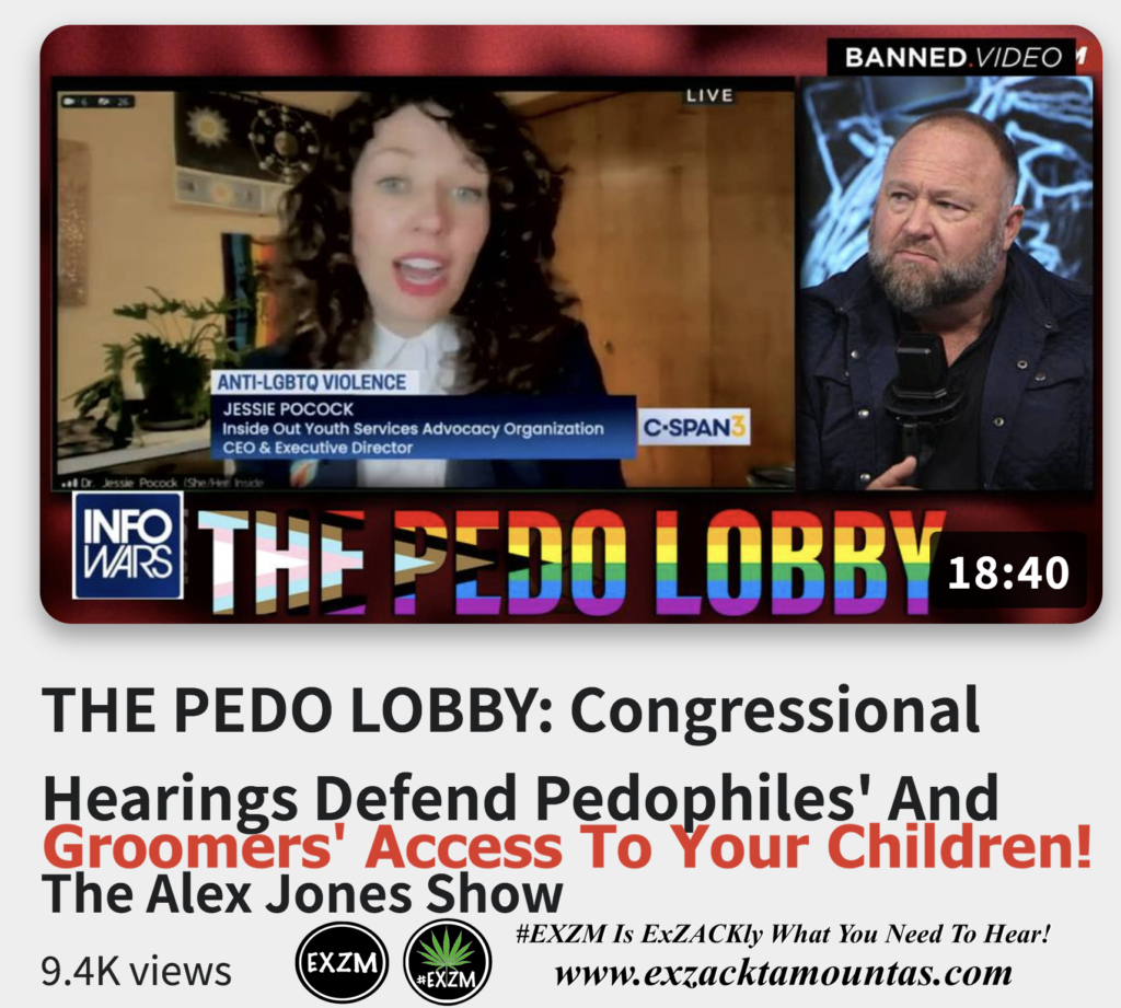 THE PEDO LOBBY Congressional Hearings Defend Pedophiles And Groomers Access To Your Children Alex Jones Infowars The Great Reset EXZM exZACKtaMOUNTas Zack Mount December 15th 2022