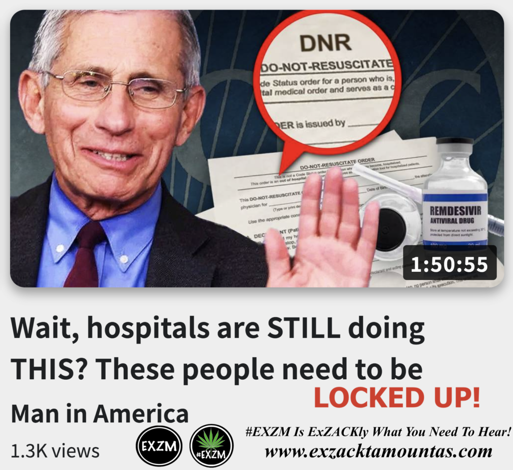 Wait hospitals are STILL doing THIS These people need to be locked up Alex Jones Infowars The Great Reset EXZM exZACKtaMOUNTas Zack Mount December 7th 2022